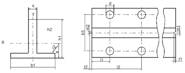 ESNB01-03  COLD DRAWN GUIDE RAIL