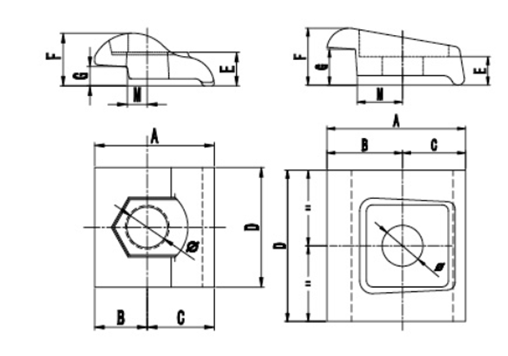 ESNB01-07  CASTING RAIL CLIP